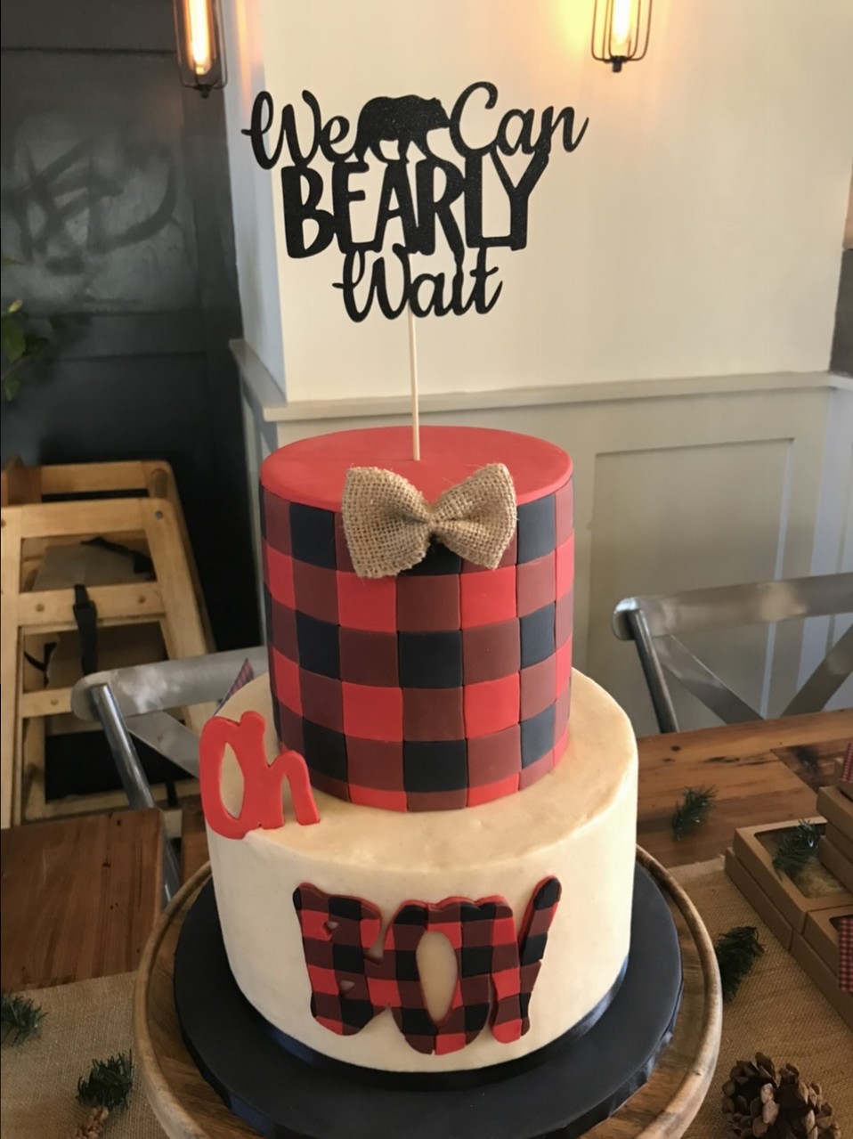 Plaid Boy Cake